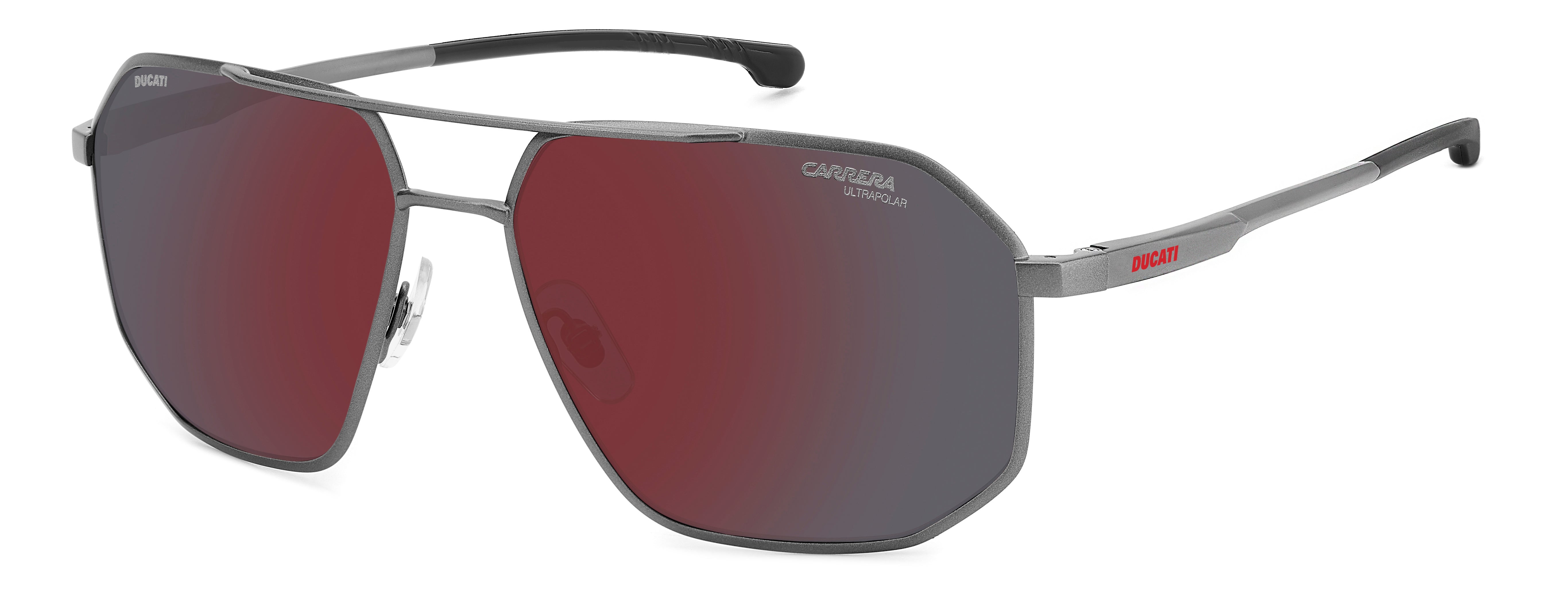 0716736973654 -  CARDUC 037 S R80 H4 Gläser SONNENBRILLEN   Rosso   Specchiato