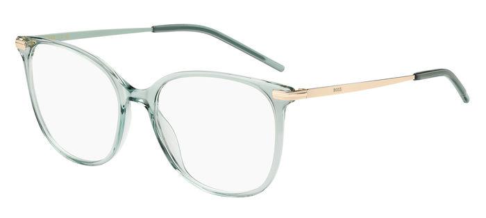 0716736976976 - Damen BOSS 1663 PEF Rahmen von BRILLEN Acetat Grün  Quadratisch