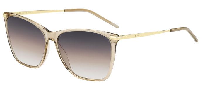 0716736977485 - Damen BOSS 1661 S 84A PR Gläser SONNENBRILLEN Acetat Beige Multicolor Quadratisch  Schattiert