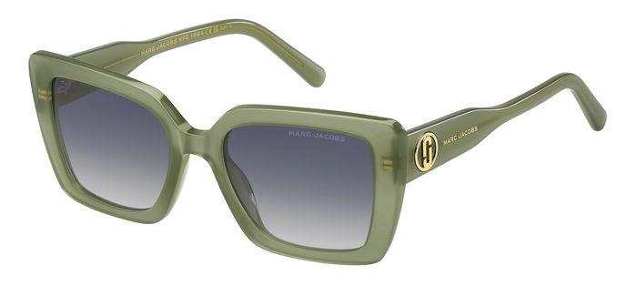 0716736977607 - Damen MARC 733 S 1ED GB Gläser SONNENBRILLEN Acetat Grün Multicolor Quadratisch  Schattiert