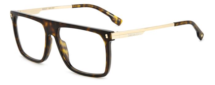 0716736977904 - Herren D2 0122 086 Rahmen von BRILLEN Acetat Havanna  Quadratisch