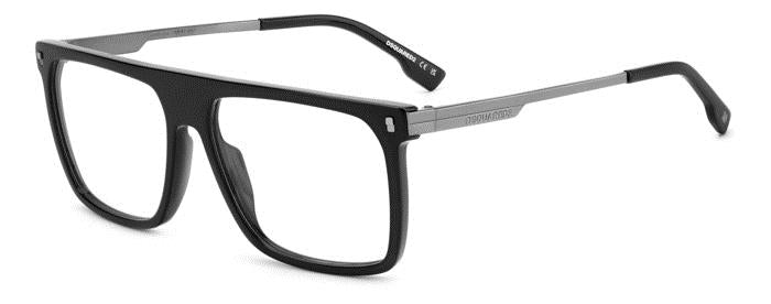 0716736977935 - Herren D2 0122 ANS Rahmen von BRILLEN Acetat Schwarz  Quadratisch