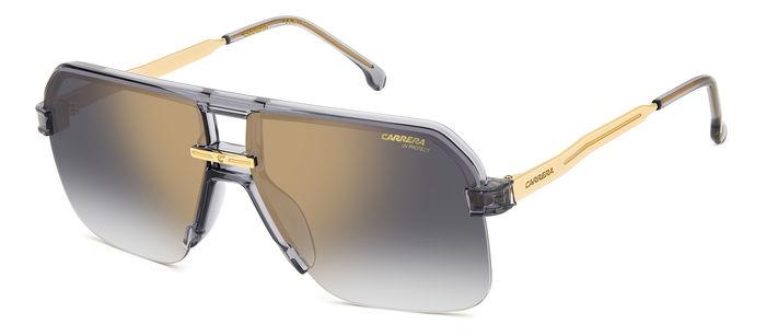 0716736983059 - Herren CARRERA 1066 S KB7 FQ Gläser SONNENBRILLEN Plastik Grau Grau Gold Quadratisch Normal Gespiegelt 0716736983059 - Herren CARRERA 1066 S KB7 FQ Gläser SONNENBRILLEN Plastik Grau Grau Gold Quadratisch Normal Gespiegelt
