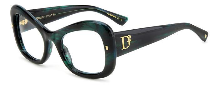 0716736983295 - Damen D2 0138 6AK Rahmen von BRILLEN Acetat Grün Schmetterling 0716736983295 - Damen D2 0138 6AK Rahmen von BRILLEN Acetat Grün Schmetterling