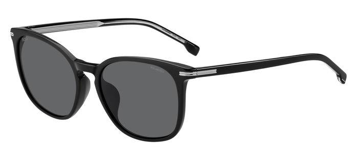 0716736983431 - Herren BOSS 1668 F SK 807 M9 Gläser SONNENBRILLEN Acetat Schwarz Grau Quadratisch Polarisiert