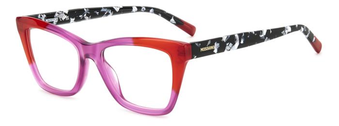 0716736985336 - Damen MIS 0174 FQT Rahmen von BRILLEN Acetat Fuchsie  Quadratisch