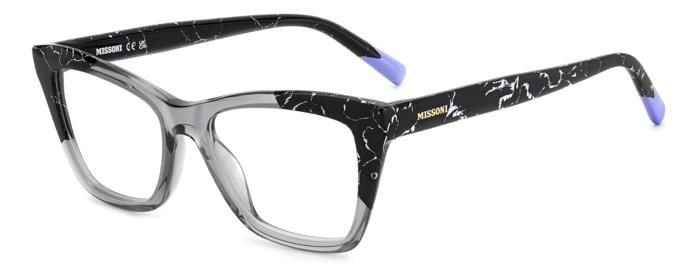 0716736985350 - Damen MIS 0174 UHX Rahmen von BRILLEN Acetat Grau Schwarz  Quadratisch