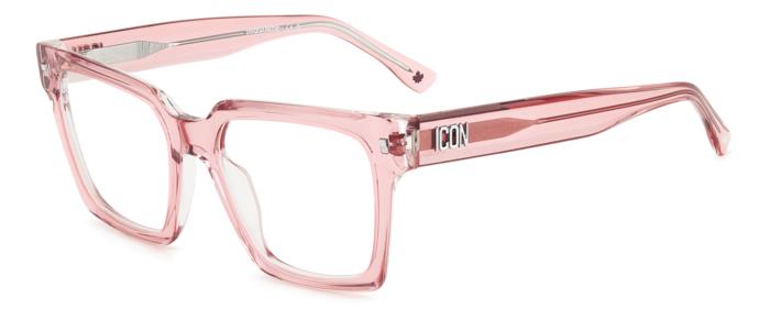 0716736987354 - Damen Icon 0019 8xo Rahmen von BRILLEN Acetat Rosa  Quadratisch