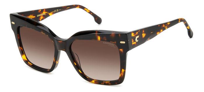 0716736987958 - Damen CARRERA 3037 S 086 HA Gläser SONNENBRILLEN Acetat Havanna Braun Schmetterling  Schattiert