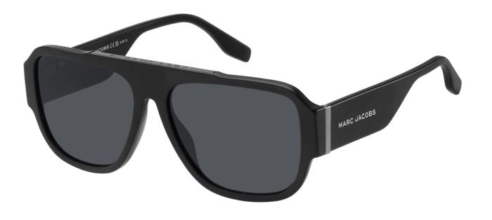 0716736988351 - Herren MARC 756 S 003 IR Gläser SONNENBRILLEN Acetat Schwarz Grau Quadratisch