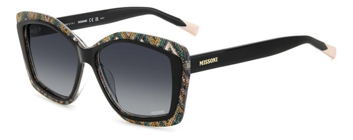 0716736989099 - Damen MIS 0187 G S OHC 9O Gläser SONNENBRILLEN Acetat Schwarz Grau Geometrisch  Schattiert