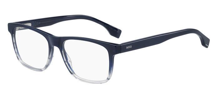 0716736990019 - Herren BOSS 1646 38I Rahmen von BRILLEN Acetat Blau  Quadratisch