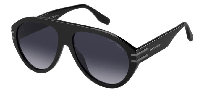 0716736992105 - Herren MARC 747 S ANS 9O Gläser SONNENBRILLEN Acetat Schwarz Grau Pilot Schattiert 0716736992105 - Herren MARC 747 S ANS 9O Gläser SONNENBRILLEN Acetat Schwarz Grau Pilot Schattiert
