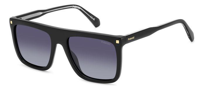 0716736993799 - Herren PLD 4166 S X 807 WJ Gläser SONNENBRILLEN Acetat Schwarz Grau Quadratisch Polarisiert Schattiert