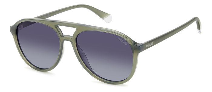 0716736995724 - Unisex PLD 4162 S 1ED WJ Gläser SONNENBRILLEN Polycarbonat Grün Grau Pilot Polarisiert Schattiert