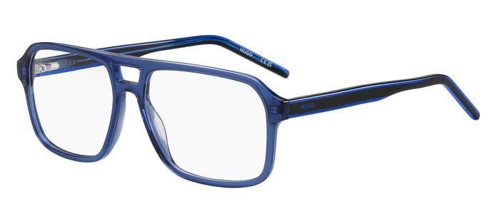 0716736996806 - Herren HG 1299 D51 Rahmen von BRILLEN Acetat Blau  Pilot