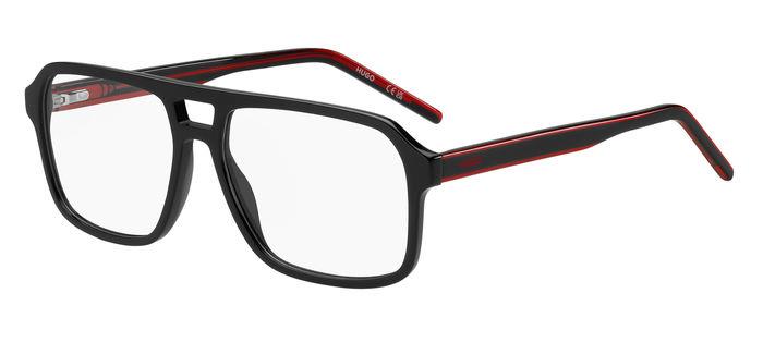 0716736996813 - Herren HG 1299 OIT Rahmen von BRILLEN Acetat Schwarz Rot Pilot 0716736996813 - Herren HG 1299 OIT Rahmen von BRILLEN Acetat Schwarz Rot Pilot