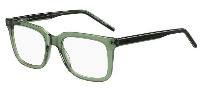 0716736996820 - Herren HG 1300 7ZJ Rahmen von BRILLEN Acetat Schwarz Grün  Quadratisch