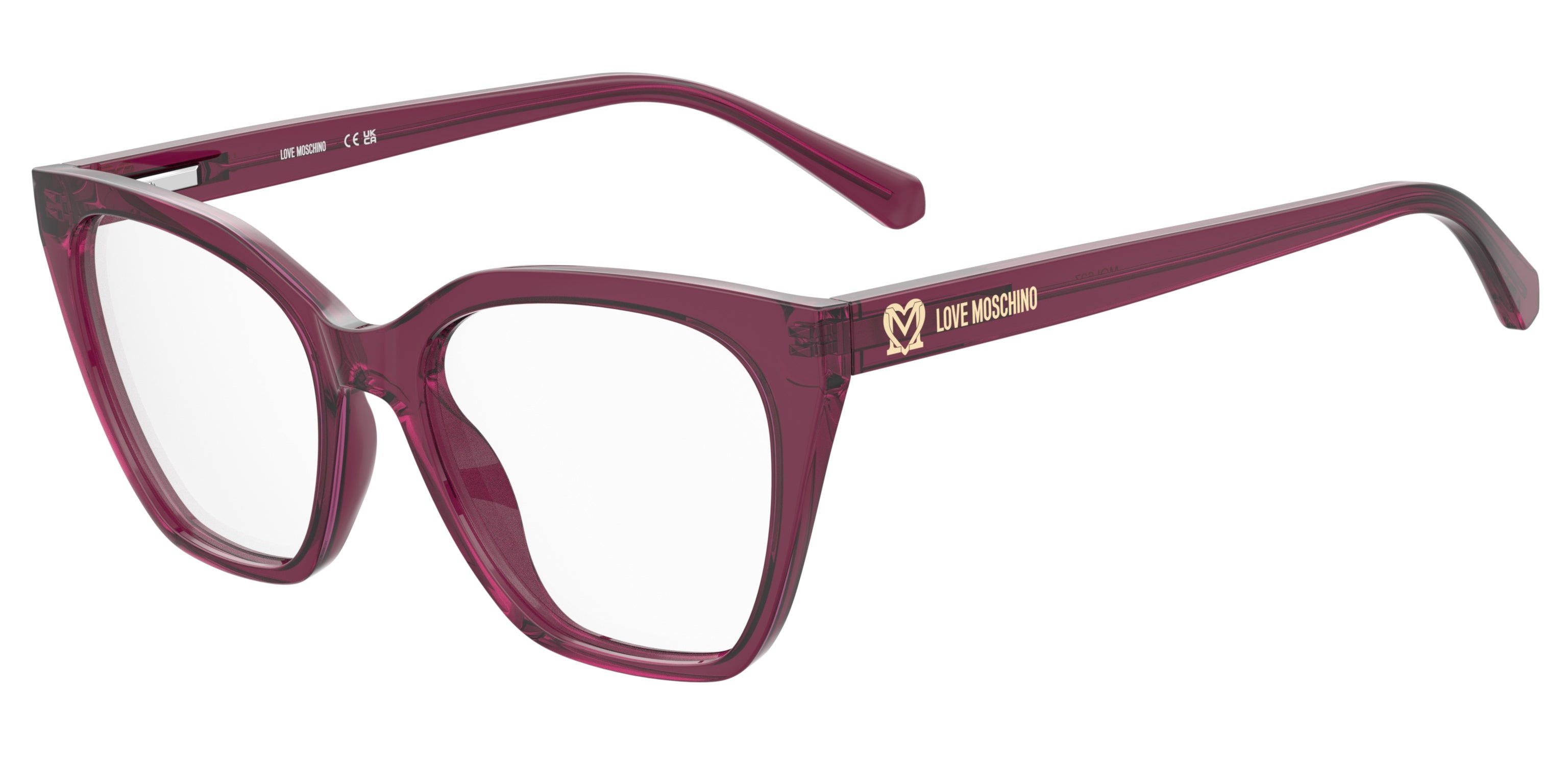 0716736997735 - Damen MOL627 MU1 Rahmen von BRILLEN Acetat Fuchsie  Quadratisch Normal