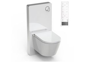 0716855388391 - - WC-Sparpaket 8 dusch-wc pro+ 1102 Komplettanlage & Sanitärmodul 805 in Weiß