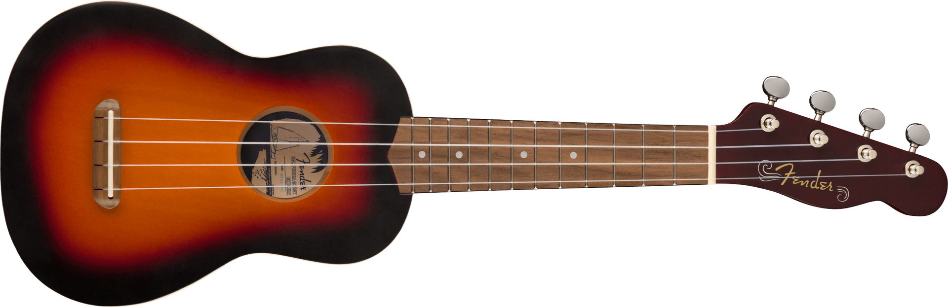 0717669564360 - Venice Soprano Sopranukulele 2-Color Sunburst