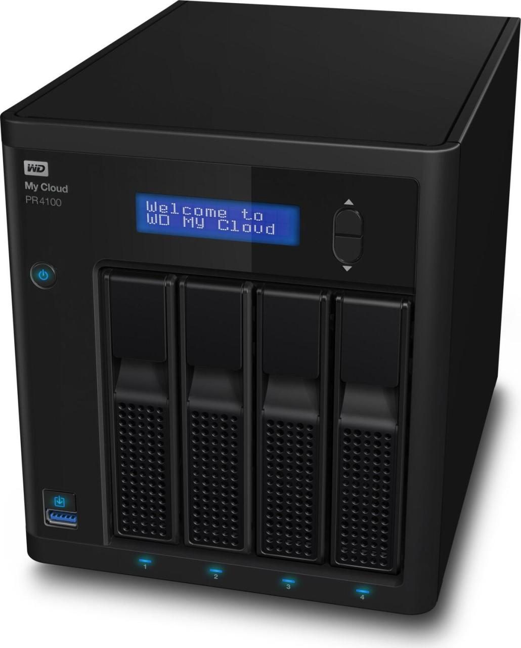 0718037845883 - WD 8TB My Cloud Pro PR4100 NAS WDBNFA0080KBK-EESN