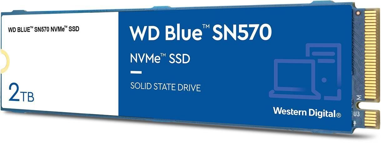 0718037883854 - Blue™ SN570 2 TB Interne M2 PCIe NVMe SSD 2280 M2 NVMe PCIe 30 x4 Retail WDS200T3B0C