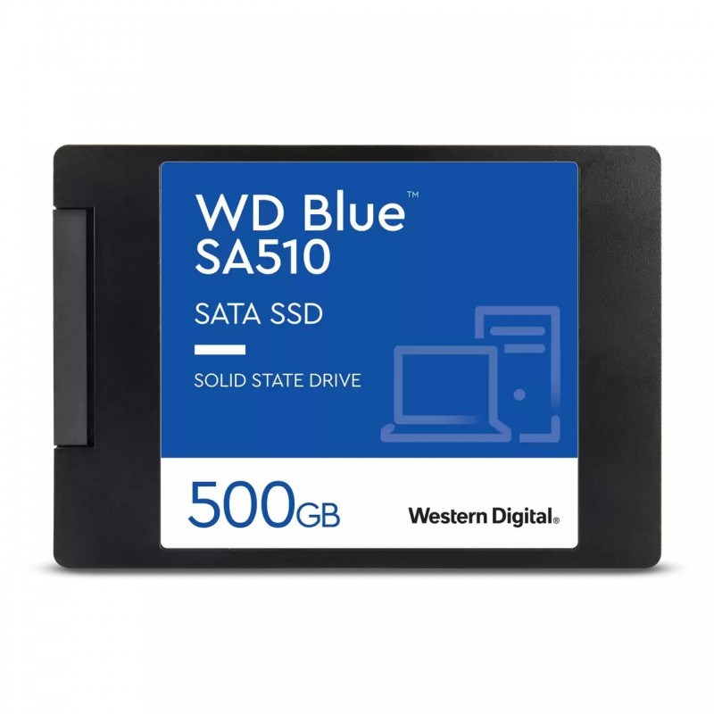 0718037884639 - 5 (64cm) 500GB SATA3   SA510     7mm intern SSD WD Blue   25 (64cm) 500GB SATA3   SA510     7mm intern WDS500G3B0A 0718037884639