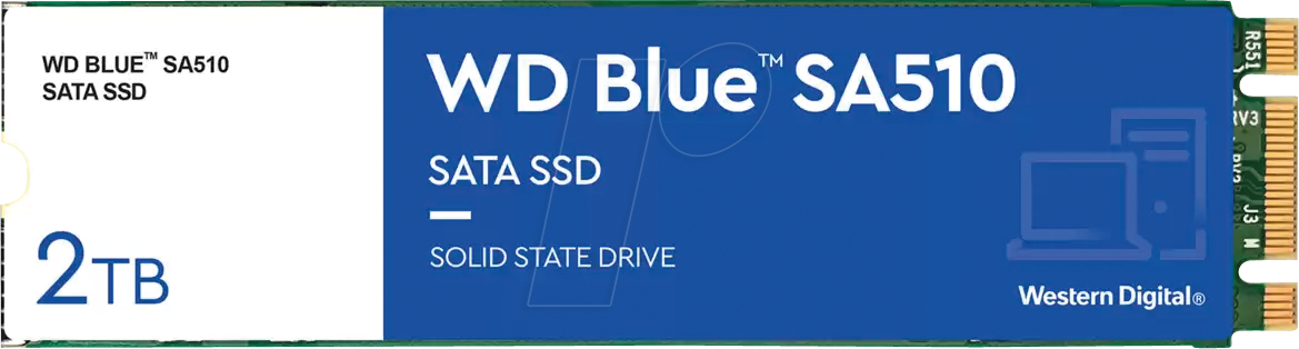 0718037884684 - WDS200T3B0B - WD Blue SA510 SATA SSD 2 TB M2