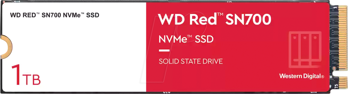 0718037891323 - Red SN770 NAS SSD - 1TB - PCI-E 30 PCIe 30 - M2 2280