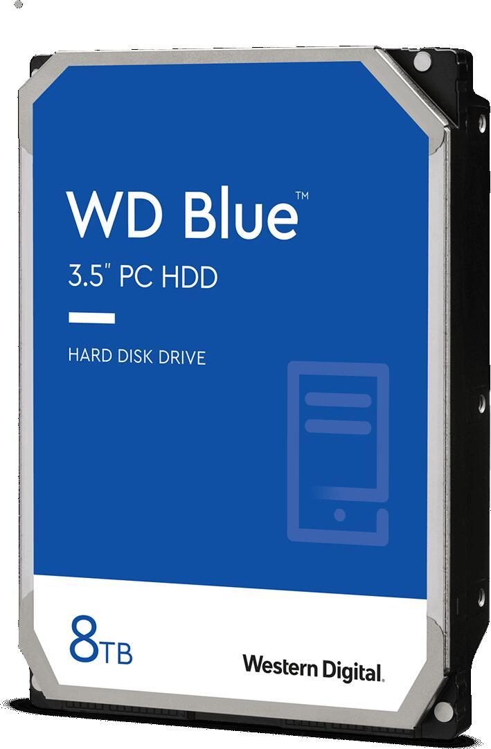 0718037894157 - WD Blue 89cm (35) 8TB SATA3 5640 128MB WD80EAAZ intern bulk WD80EAZZ