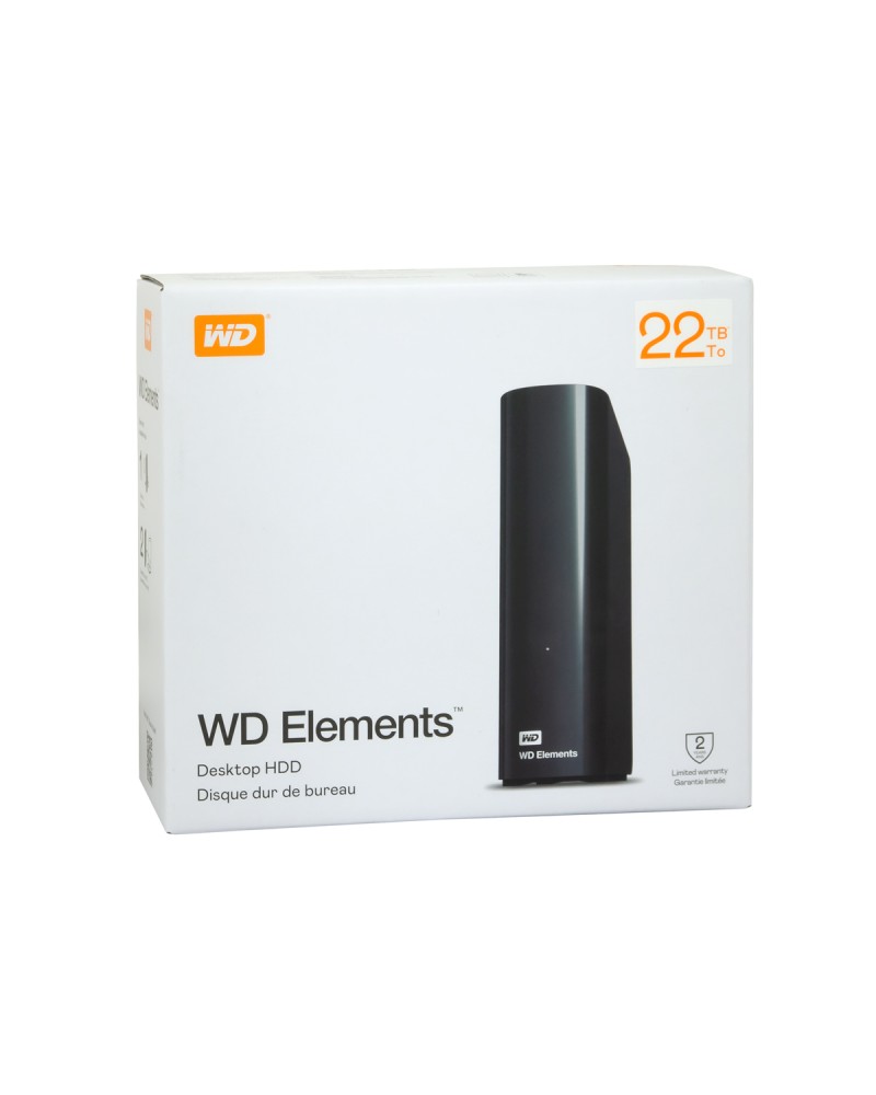 0718037894799 - WDBWLG0220HBK-EESN WD Elements Desktop 22TB - USB 30 HDD for plug-and-play storage WDBWLG0220HBK-EESN 0718037894799