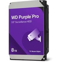 0718037896748 - Purple Pro 8002PURP - hard drive - 8 TB - surveillance smart video - SATA 6Gb s - 8TB - Festplatten - WD8002PURP - SATA-600 - 35