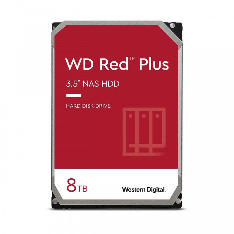 0718037896755 - Red Plus WD80EFZZ WD80EFZZ - Festplatten - 8TB - 35 - 5640 rpm - SATA-600 - 128MB cache