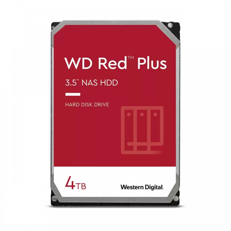 0718037899794 - Red Plus 80EFPX - hard drive - 8 TB - SATA 6Gb s Festplatten - 4TB - 35 - 5400 rpm - SATA-600 - 256MB cache