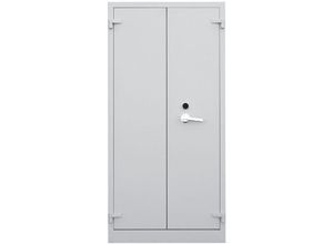 0718046701316 - Lüllmann - Feuerschutzschrank Tresor Safe Sicherheitsschrank Maße195x95x55cm Lichtgrau 690240