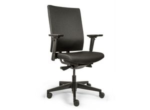 0718046708261 - Lüllmann - Büro-Drehstuhl Bürostuhl Drehstuhl 1045 - 1175 x 470 x 420 mm Schwarz 210420 - schwarz