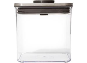 0719812051833 - oxo Vorratsbehälter Steel Pop Quadrat 26 l transparent