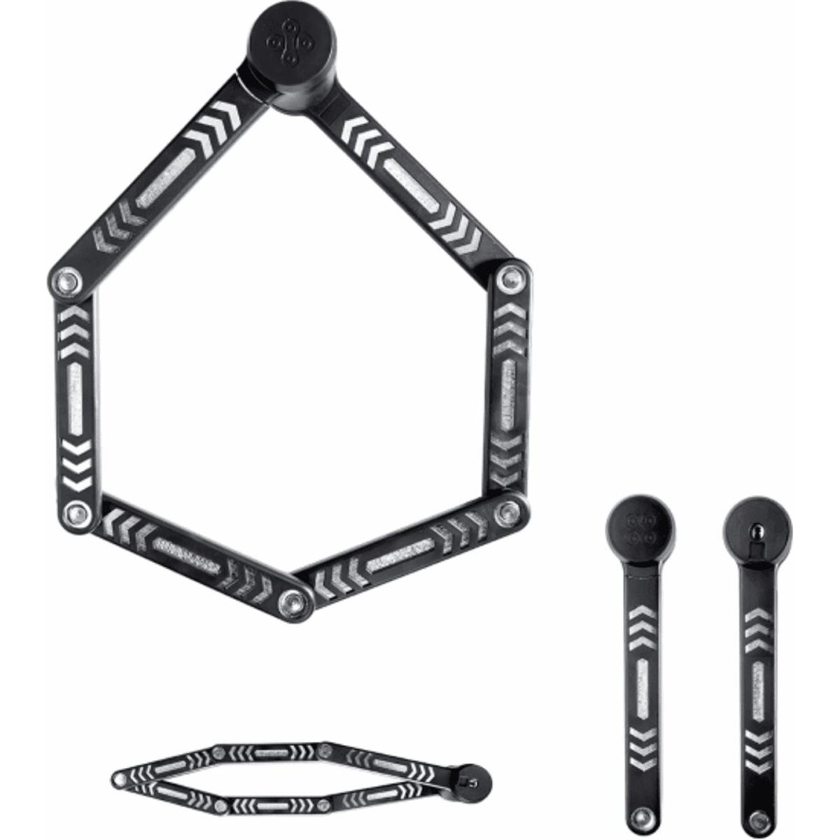 0720018004097 - Faltbares Kryptolock 685 - Moderate Sicherheit mit 5mm Stahlringen 85cm lang Schlüssel inklusive 0720018004097 - Faltbares Kryptolock 685 - Moderate Sicherheit mit 5mm Stahlringen 85cm lang Schlüssel inklusive