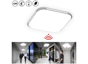 0722909779503 - Froadp - 24W led Deckenleuchte mit Bewegungsmelder Ultraslim Deckenlampe mit Radar Sensor Jungen und Mädchen Zimmerlampe (Kaltweiß)