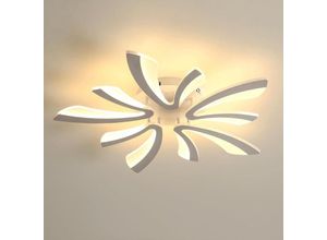 0723496190795 - LED-Deckenleuchte moderne kreative Deckenleuchte 48 w weiße Acryl-Deckenleuchte für Büro Schlafzimmer Wohnzimmer Esszimmer Lobby 3000 k warmes