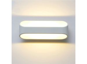 0723496953963 - Innenwandleuchte Moderne led Wandleuchte Ø25CM Aluminium Wandleuchte für Wohnzimmer Schlafzimmer Flur 5W IP44 Warmweiß 3000K [Energieklasse a]