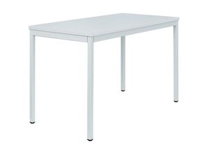 0723794149747 - Lüllmann ® - Schreibtisch Profi Besprechungstisch Büromöbel Verkaufstisch Computertisch 120 x 60 cm ral 7035 Lichtgrau 331020 - grau