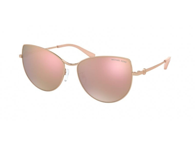 0725125126885 - Damen MK1062 La Paz 1108m5 Gläser SONNENBRILLEN Metall Gold Rosa Gold Cat Eye Polarisiert Spiegel