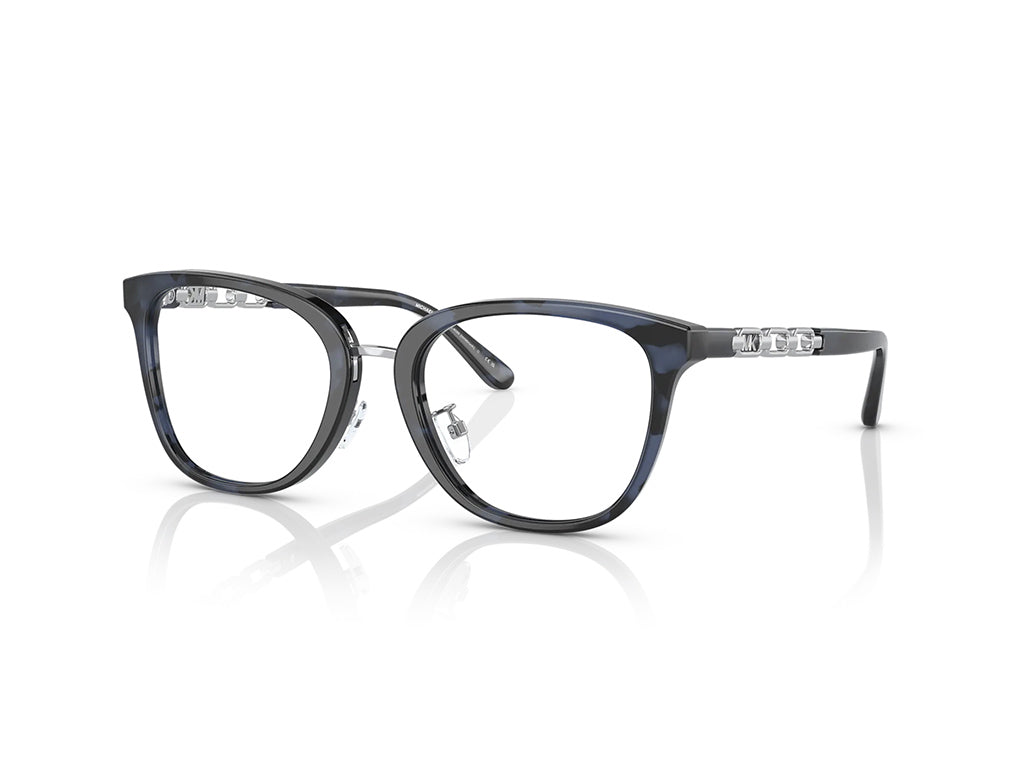 0725125387903 - Frau MK4099 Innsbruck 3333 Rahmen von BRILLEN Acetat Blau Transparent Hocken Normal