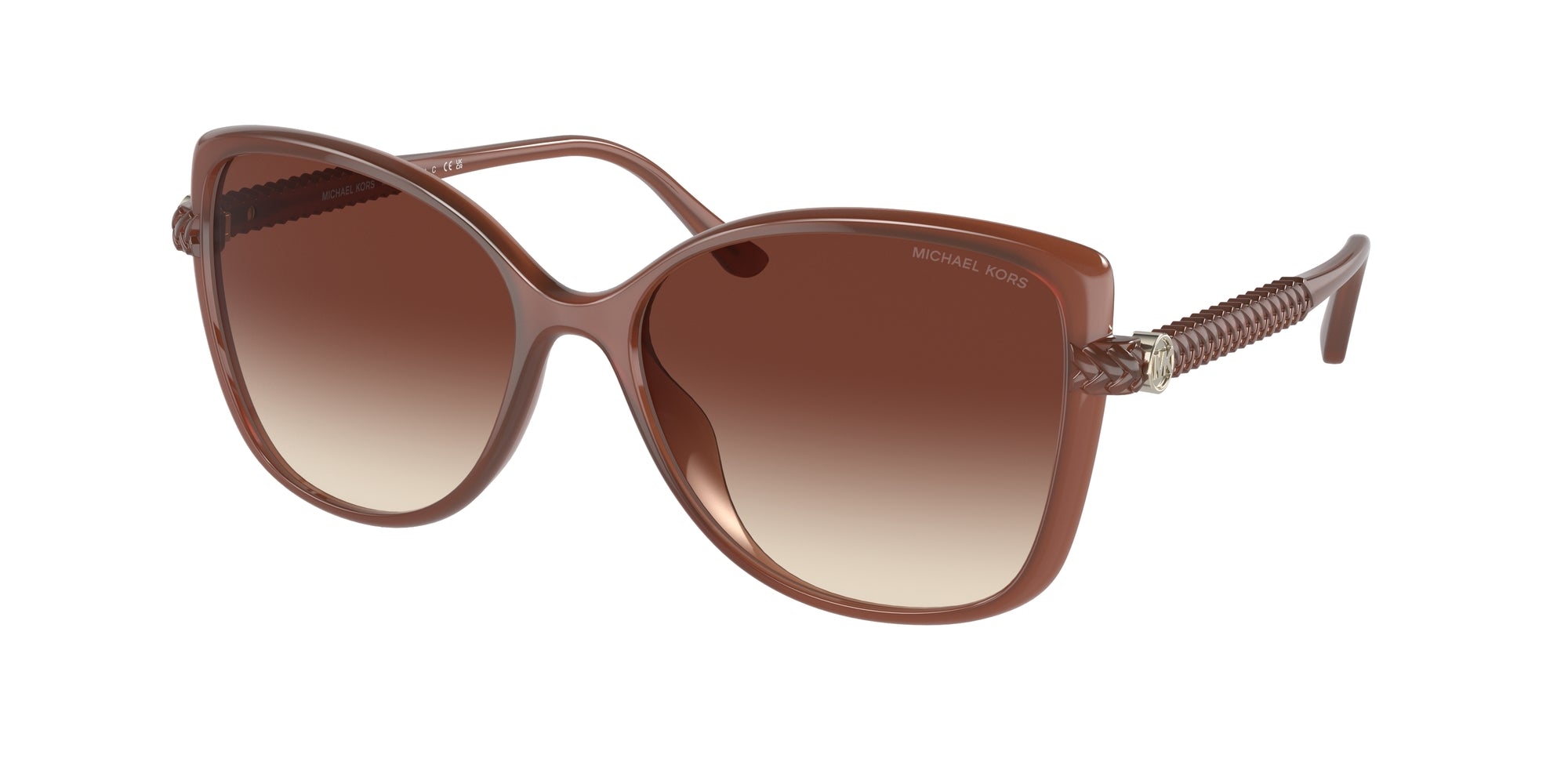 0725125395816 - Damen MK2181U Malta 354813 Gläser SONNENBRILLEN Acetat Braun Braun Schmetterling Normal Schattiert