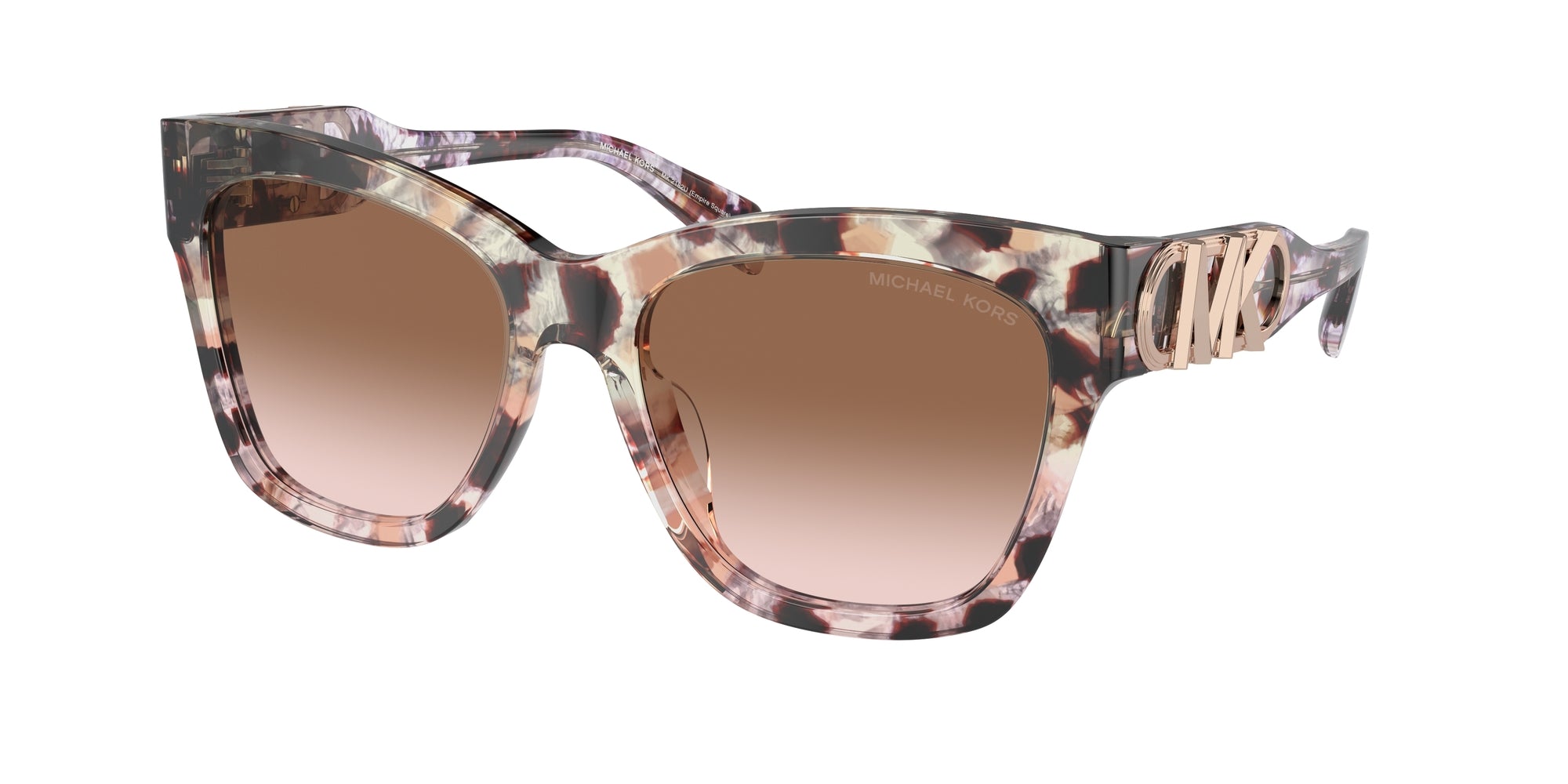 0725125395854 - Damen MK2182U Empire Square 334513 Gläser SONNENBRILLEN Acetat Rose Marrone Hocken Normal Sfumato