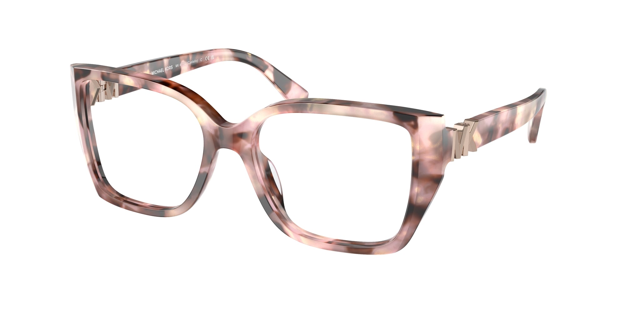 0725125404389 - Damen MK4115U CASTELLO 3946 Rahmen von BRILLEN Acetat Rosa Transparent Quadratisch Normal