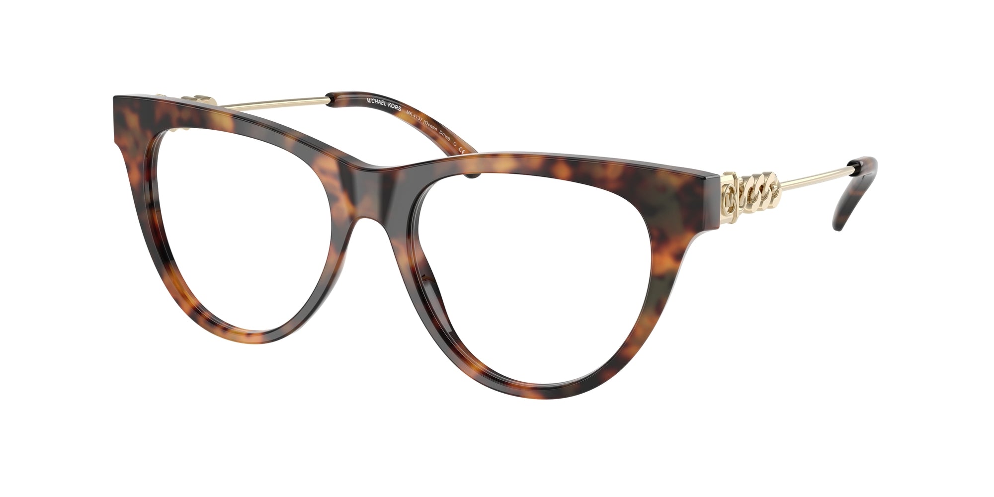 0725125524636 - Damen MK4137 OCEAN DRIVE 3904 Rahmen von BRILLEN Acetat Schildkröte Transparent Cat Eye Normal