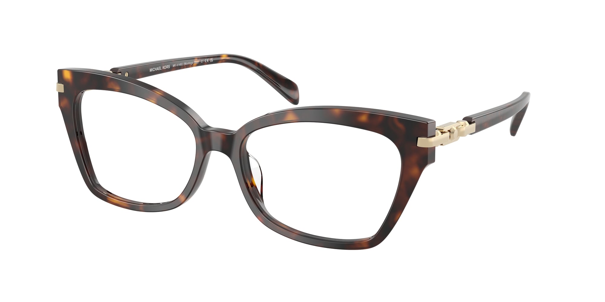 0725125532488 - Damen MK4146U MONTEGO BAY 3006 Rahmen von BRILLEN Acetat Schildkröte Transparent Cat Eye Normal